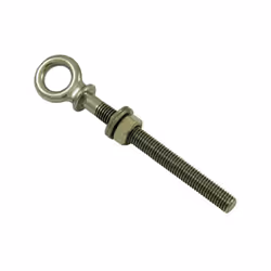 Acier inoxydable AISI 316. ◉ Détails : Matière : inox ◉ Finition : brut ◉ Filetage ISO : M6 ◉ Diamètre intérieur de l'œil : 1 ...