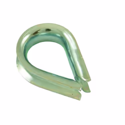 Cosse-coeur légère (acier). ◉ Détails : Matière : acier ◉ Finition : zingué blanc ◉ Type de conditionnement : vrac ◉ Diamètre ...