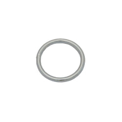 Anneaux ronds soudés en acier zingué fil ø 6 mm diamètre intérieur 40 mm, sachet de 10 pièces Pramac