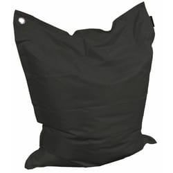 Grand coussin uni Maxi Noir