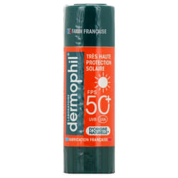 Dermophil Indien Solaire Stick Lèvres SPF50 4 g