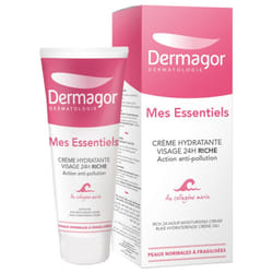 Dermagor Mes Essentiels Crème Hydratante Visage 24H Riche 40 ml
