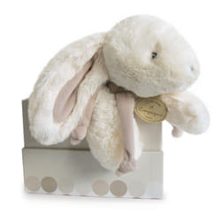 Doudou et Compagnie Lapin Bonbon Grand Modèle - Taupe