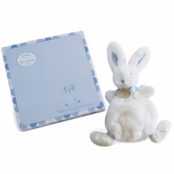 Doudou et Compagnie Lapin Bonbon - Doudou Bleu