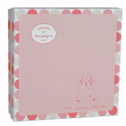 Doudou et Compagnie Lapin Bonbon - Doudou Rose