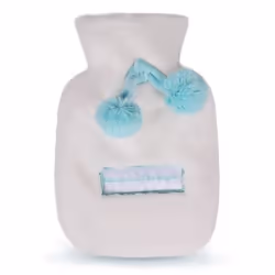 Doudou et Compagnie Bouillotte Lapin Pompon - Amande