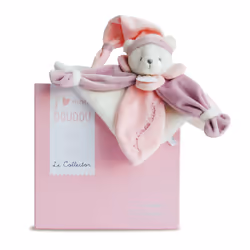 Doudou et Compagnie J'Aime Mon Doudou - Collector Ours Rose