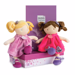 Doudou et Compagnie Demoiselle Doudou Pretty - Rose