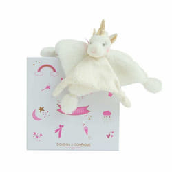 Peluche Doudou & compagnie Doudou Or - Lucie La Licorne