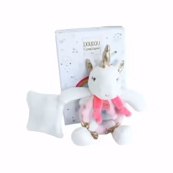 Doudou et Compagnie Licorne - Hochet Avec Doudou
