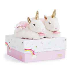 Doudou et Compagnie Licorne - Chaussons Avec Hochet