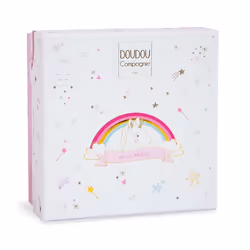 Doudou et Compagnie Licorne - Chaussons Avec Hochet
