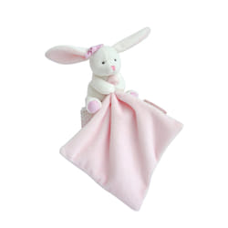 Doudou et Compagnie Lapin Boite Fleur - Rose