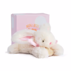 Doudou et Compagnie Lapin Bonbon 16 Cm - Rose