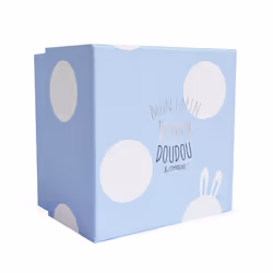 Doudou et Compagnie Lapin Bonbon 16 Cm - Bleu