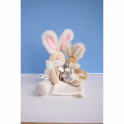 Doudou et Compagnie Lapin Sucre Rose Pantin