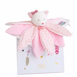 Doudou et Compagnie Reve - Chat Pétales, Animaux en peluche, Fille, Multicolore