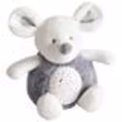 DOUDOU ET COMPAGNIE 3 lumieres - VEILLEUSE SOURIS musique - Bruit naturel - TU