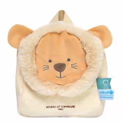 Sac à dos enfant Doudou & compagnie Unicef - Lion