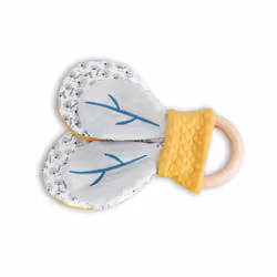 Doudou et Compagnie Pollen L'abeille Bio - Hochet Bois