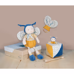 Doudou et Compagnie Pollen L'abeille Bio - Hochet Bois - Vue supplémentaire 6