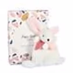 Doudou - DOUDOU ET COMPAGNIE - Happy Boho - Blanc et Rose - 17 cm - Bébé - Fille