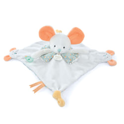 Doudou Lapin avec marionnette à doigt Doudou & compagnie