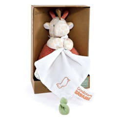 Peluche girafe avec doudou