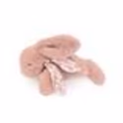 Doudou et Compagnie - Peluche lapin rose poudré 25 cm