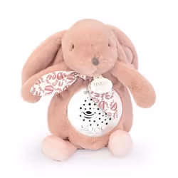 Doudou et Compagnie - DC4200 - Veilleuse musicale lapin doudou - Rose - DOUDOU ET COMPAGNIE