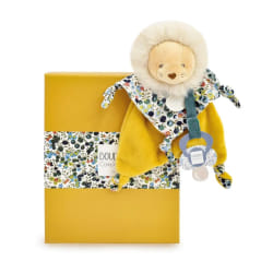 Doudou attache sucette Doudou & compagnie Boh'Aime