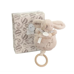Lapin doudou - Boite a musique Beige