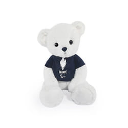 Peluche avec t-shirt Equipe de France 30 cm