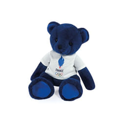 Peluche avec t-shirt Equipe de France 30 cm