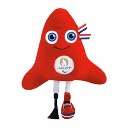 Mascotte Doudou et Compagnie Paralympique JO Paris 2024