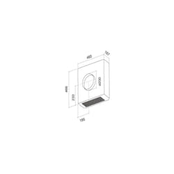 Hotte sans moteur moteur Falmec Solution Moteur ext 1500m3 h 125005