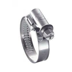 Collier de serrage - Tête déportée bande non perforée - Type tec - Acier zingué L9 mm : 50-70 mm - Boîte de 10