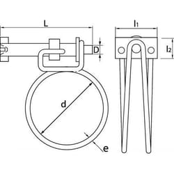 ACTON W 65 collier de serrage
