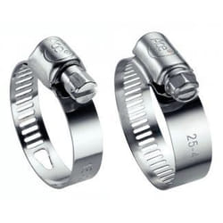Collier à bande perforée W2 largeur bande 8 mm ACE Diamètre 32 - 52 mm - Vendu par 25