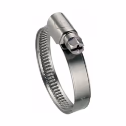 Collier à bande non perforée W2 Matière : Inox - Acier zingué Largeur bande : 9 mm Ø de sérrage : 8à 12mm Vendu par 50