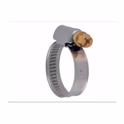 Collier à bande non perforée W2 Matière : Inox - Acier zingué Largeur bande : 9 mm Ø de sérrage : 10 à 16 mm Vendu par 50