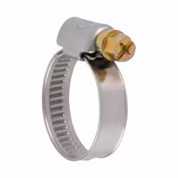 Collier à bande non perforée W2 Matière : Inox - Acier zingué Largeur bande : 9 mm Ø de sérrage : 20à 32mm Vendu par 50
