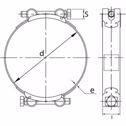 ACTON TB2X 200-220 collier de serrage