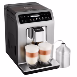 Krups Evidence YY4132FD, 2,3 L, Café en grains, Café moulu, Broyeur intégré, 1450 W, Noir, Acier inoxydable