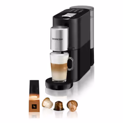 Krups Nespresso YY4355FD, Cafetière à dosette, 1 L, Capsule de café, 1500 W, Noir, Acier inoxydable