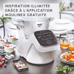 Moulinex YY4968FG robot ménager 1550 W 4,5 L Noir, Blanc - Vue supplémentaire 6