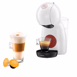 Krups Piccolo XS YY5218FD, Cafetière à dosette, 0,8 L, Capsule de café, 1500 W, Blanc