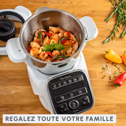 Moulinex Companion XL robot de cuisine 1550 W 4,5 L Blanc - Vue supplémentaire 4