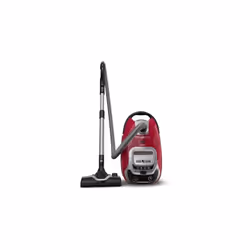ROWENTA Silence Force Effitech Aspirateur avec sac, Bac 4,5 L, Ultra silencieux 57 dB(A), Haute filtration, Rouge YY5453FE