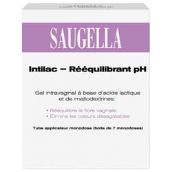 Saugella Intilac Gel Vaginal Rééquilibrant pH 7 Monodoses de 5 ml